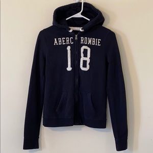 Abercrombie & Fitch EXC!!! size SMALL S zip hoodie